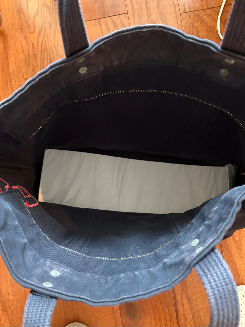 Polo by Ralph Lauren Navy Blue “Big Pony” Canvas Tote